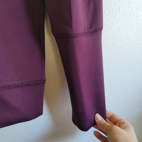 Stella & Dot,‎ Puff Sleeve Pullover, Burgundy Neoprene, Size Medium - Picture 8 of 8